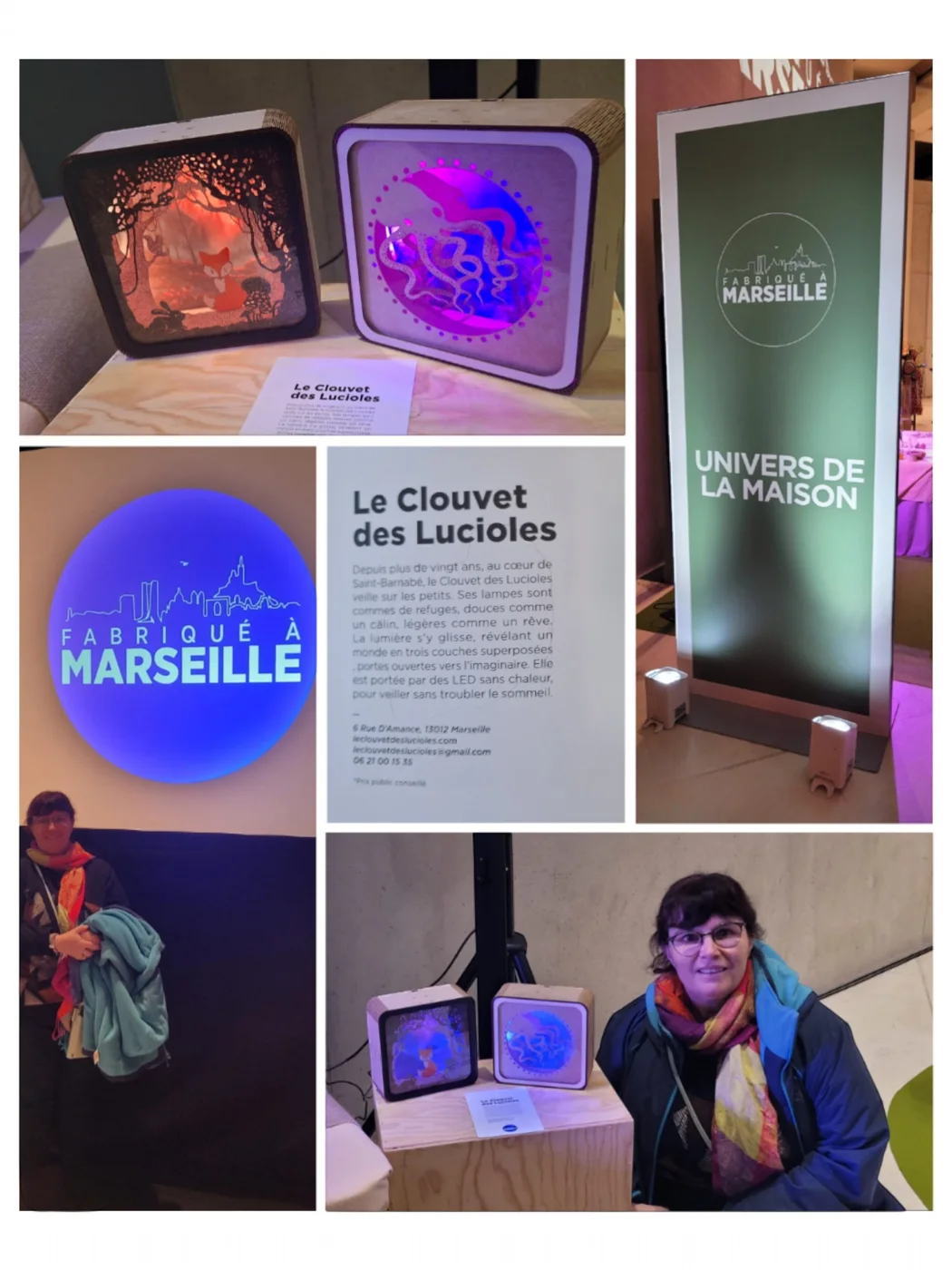 Le stand du Clouvet des Lucioles, label Fabriqué à Marseille