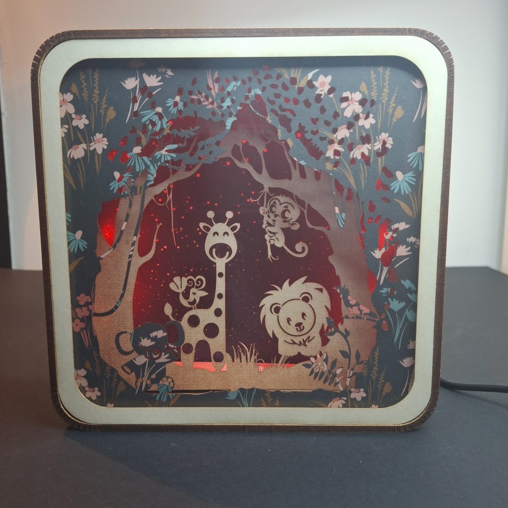 Veilleuse Animaux de la Jungle