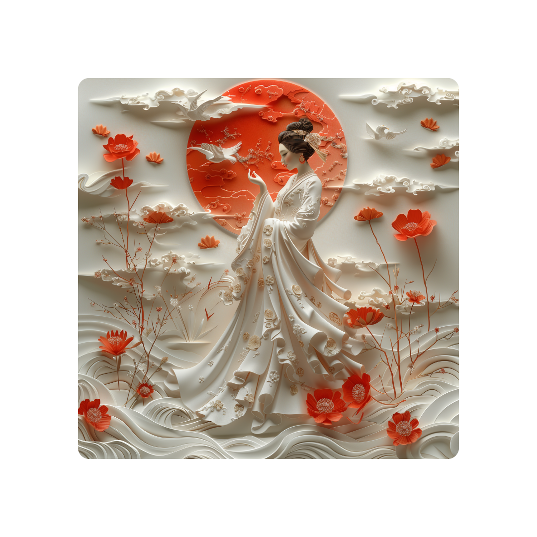Magnet Fille japonaise