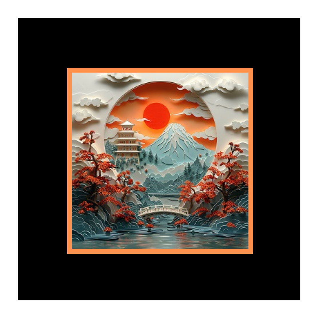 Illustration Japon Mont Fuji