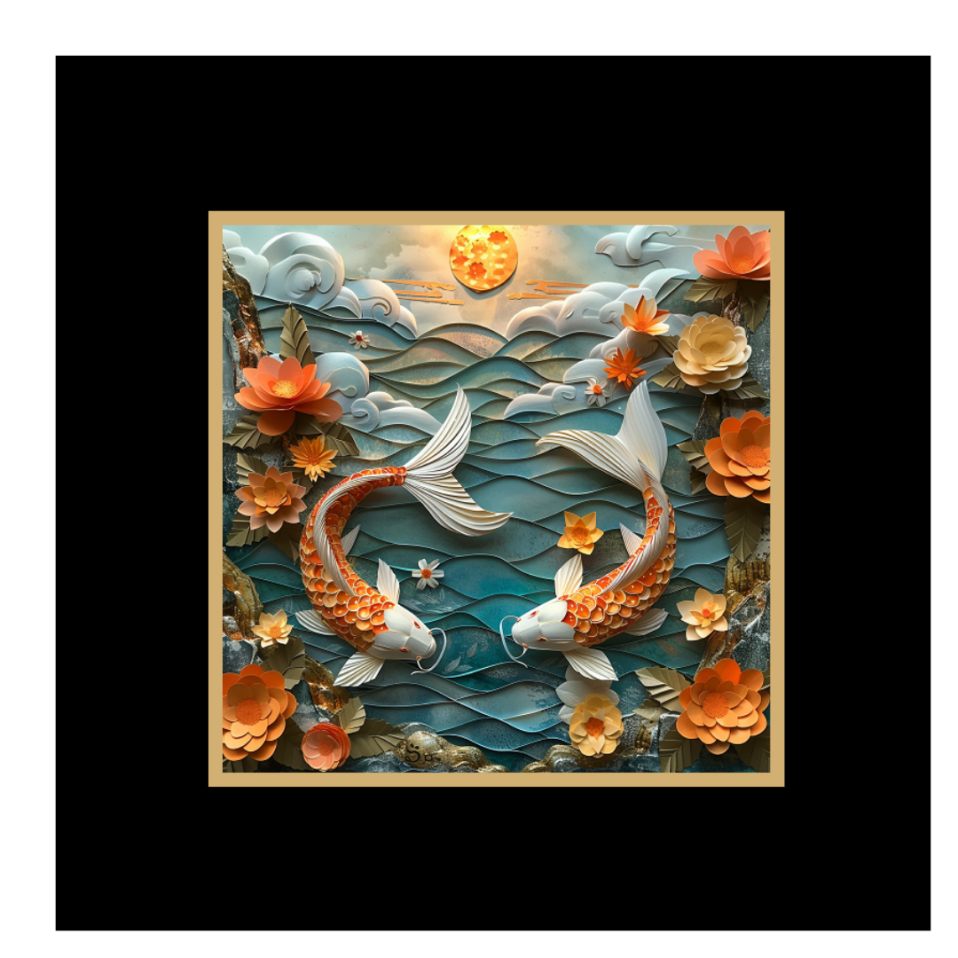 Illustration Carpe Koi