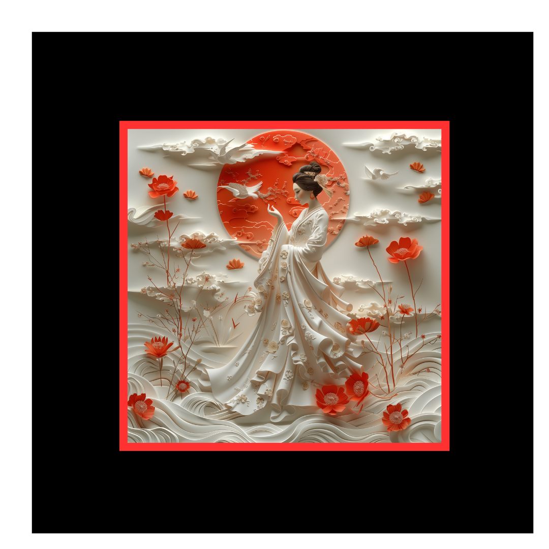 Illustration Dame Japonaise