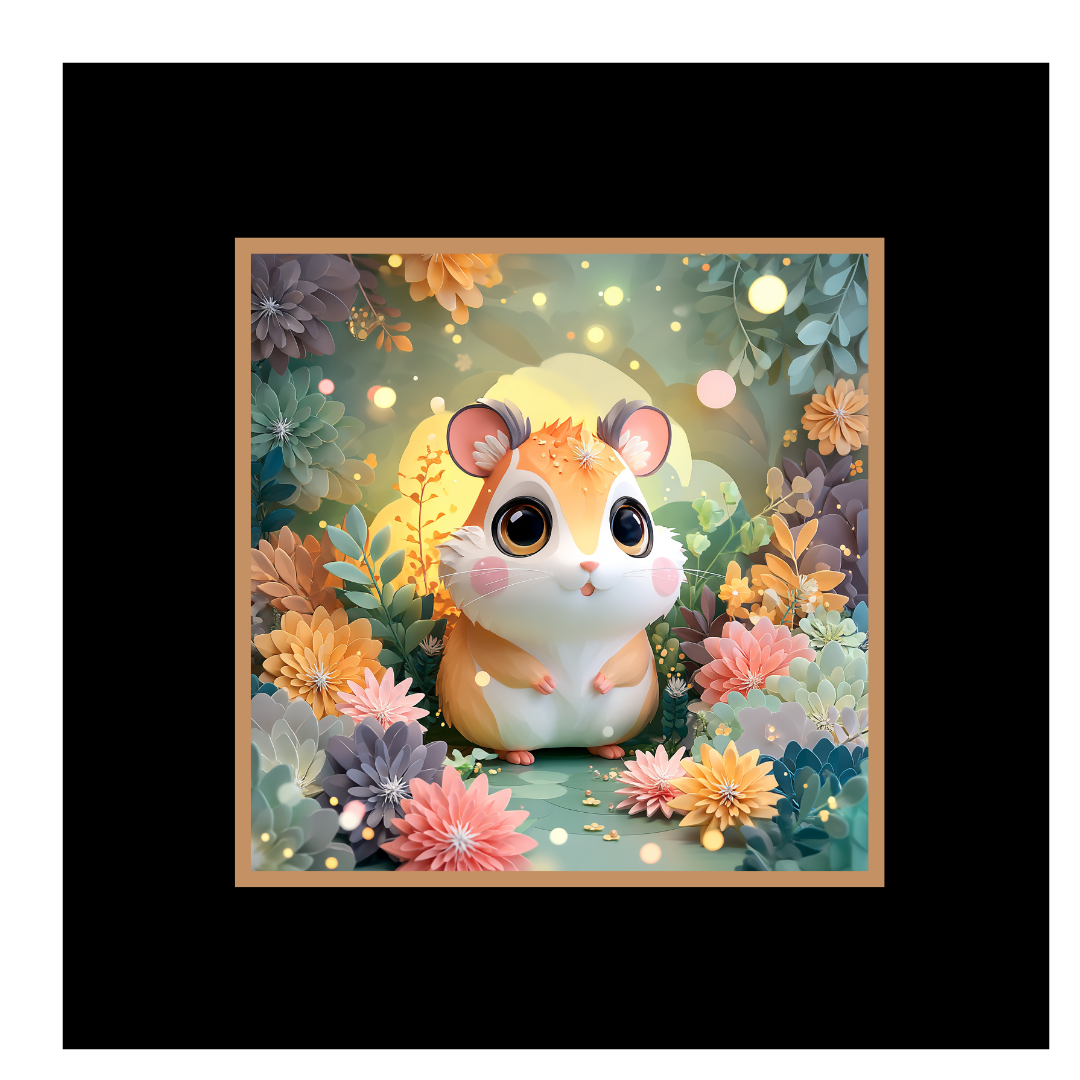 Illustration Kawai Hamster