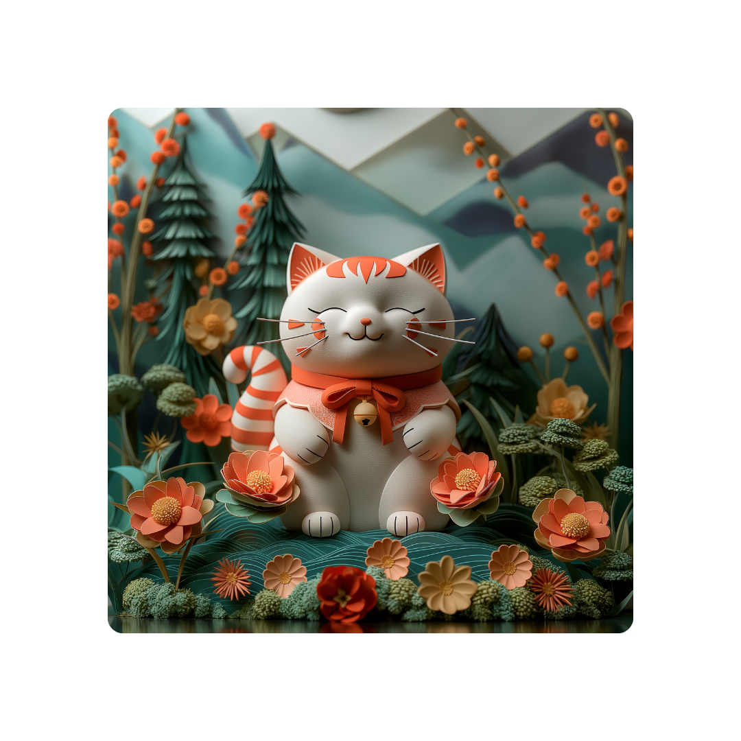 Magnet  Mameki-Neko