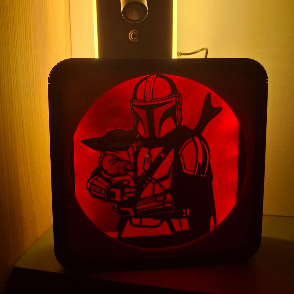 Veilleuse Mandalorian & Grogu 3