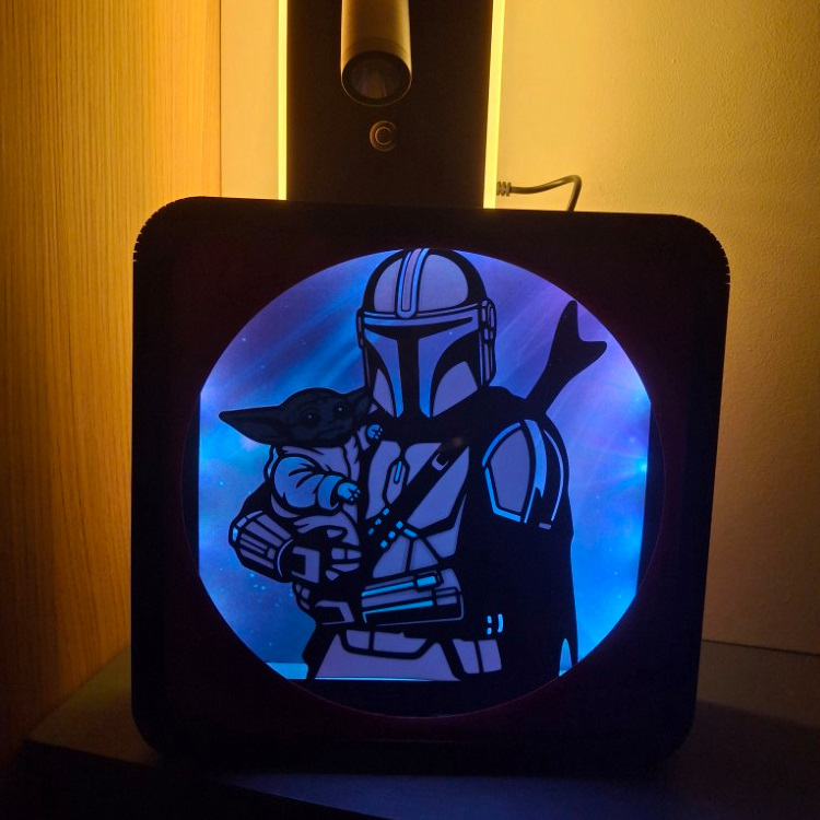 Veilleuse Mandalorian & Grogu 2