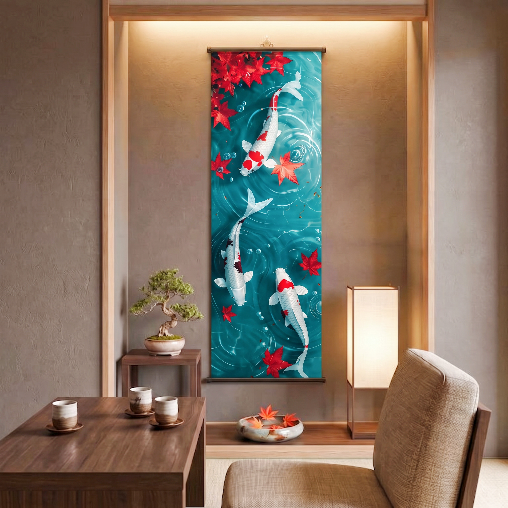 Kakemono Carpe Koi