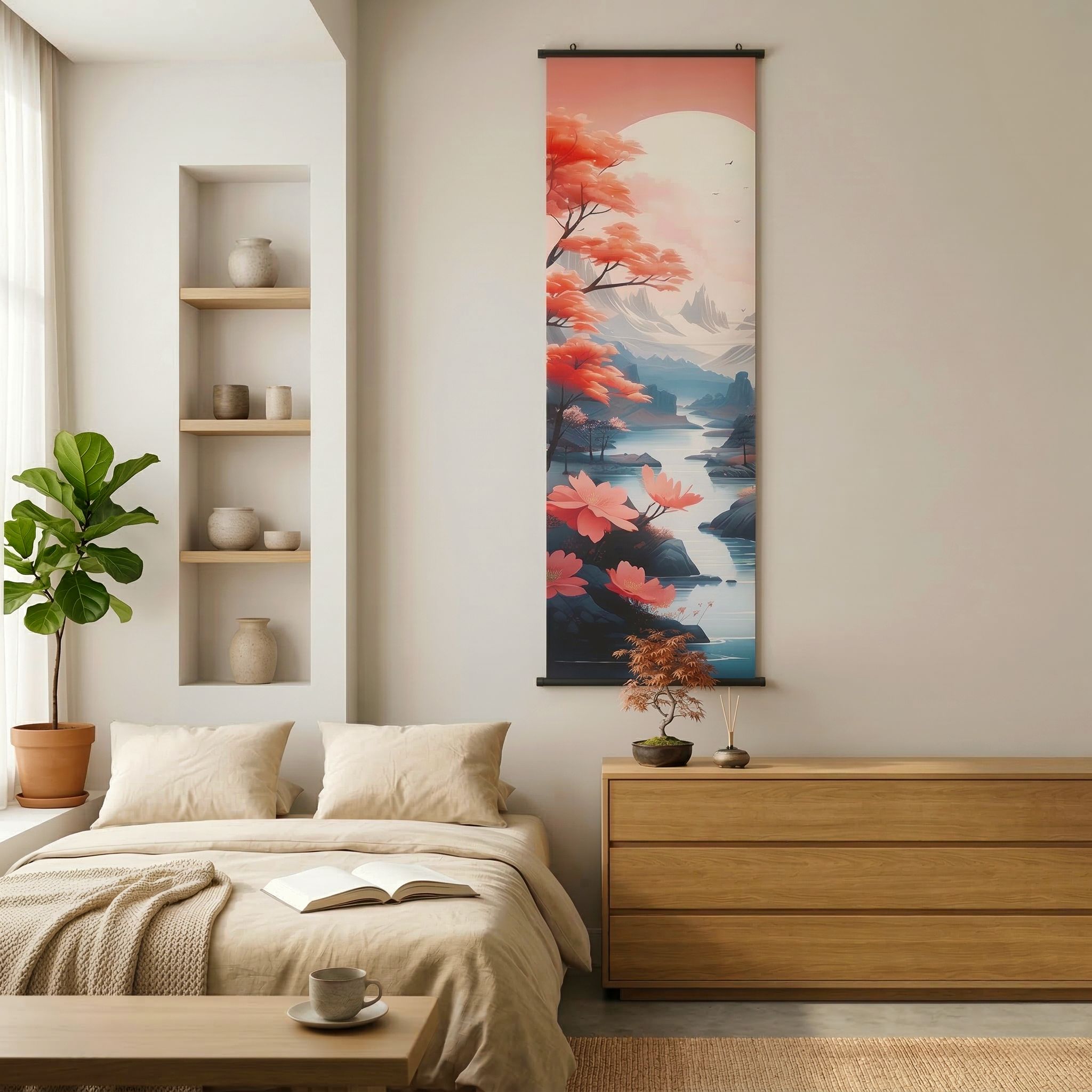 Kakemono Fleurs