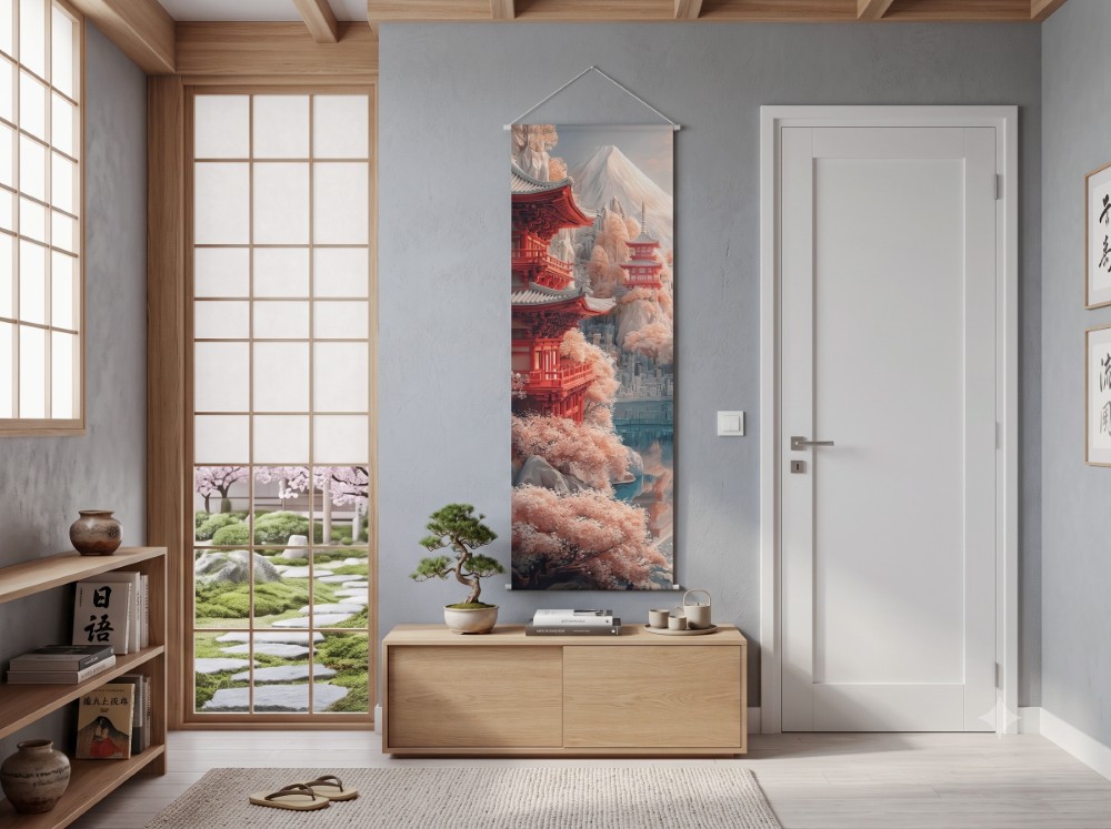 Kakemono Cerisier