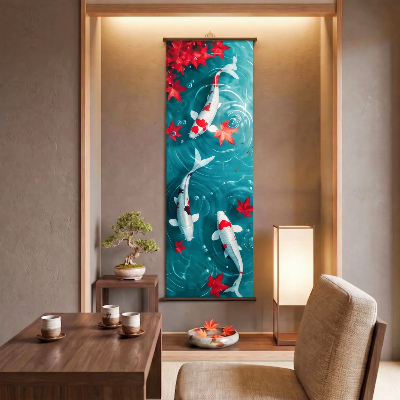Kakemono Carpe Koi