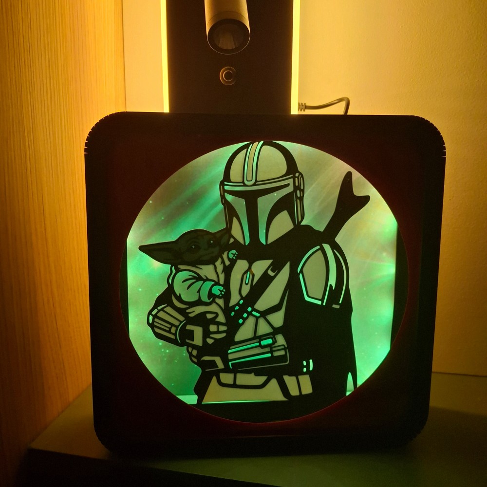 Veilleuse Mandalorian & Grogu