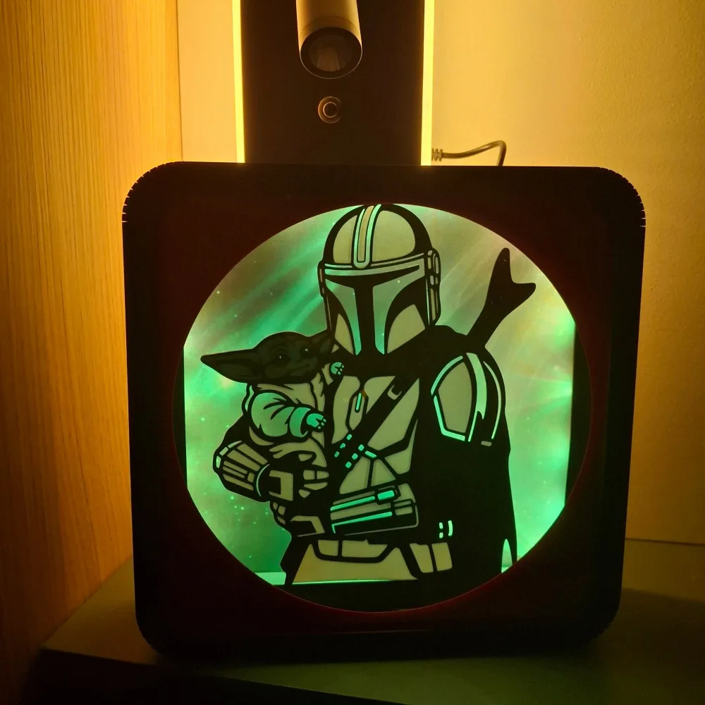 Veilleuse Mandalorian & Grogu
