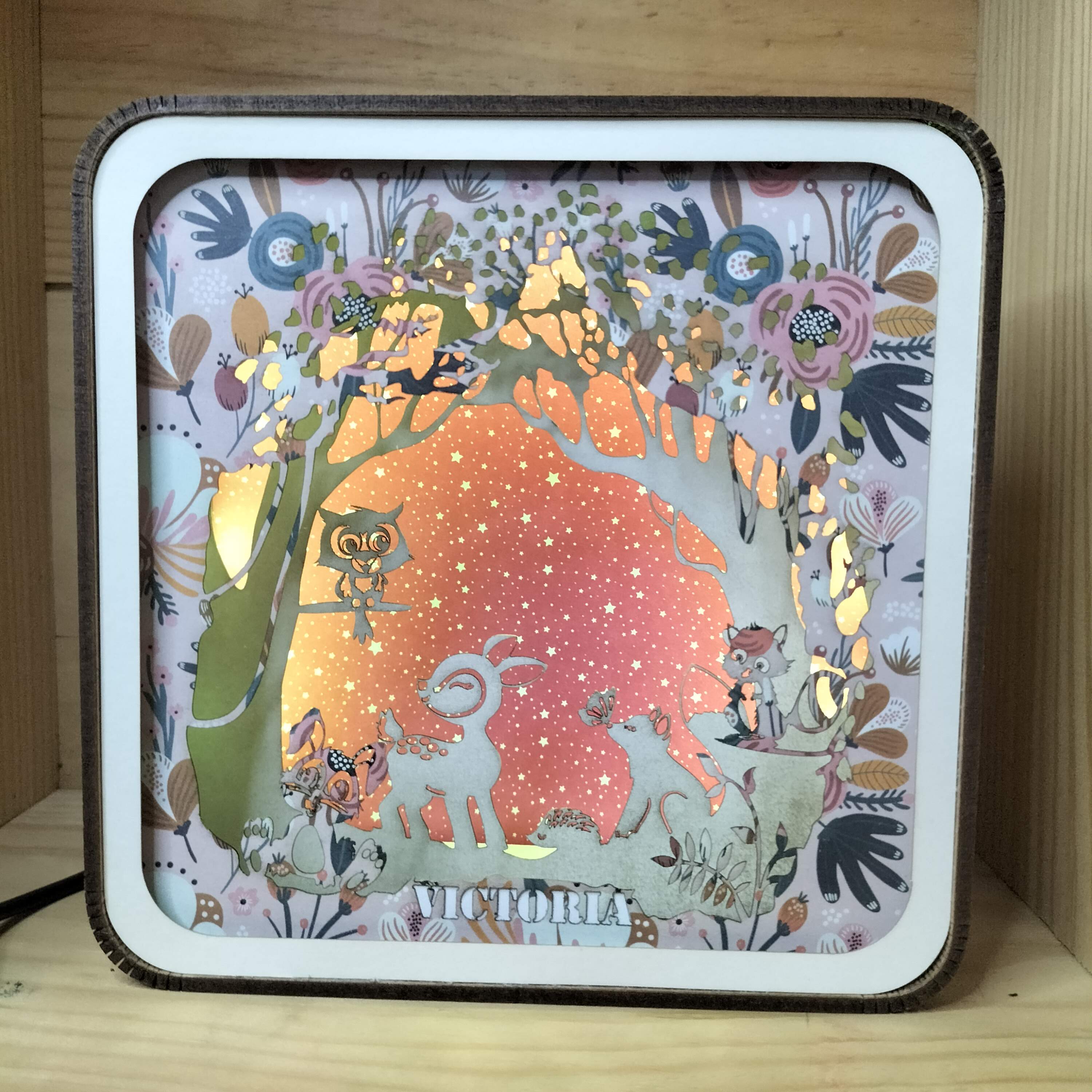 Veilleuse Animaux de la Forêt