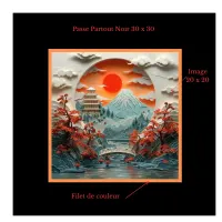 Illustration Japon Mont Fuji 2