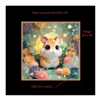 Illustration Kawai Hamster 2