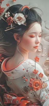 Kakemono Geisha 2