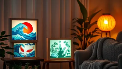 Veilleuse pour adulte : la lampe d'ambiance en papier découpé, pièce par pièce